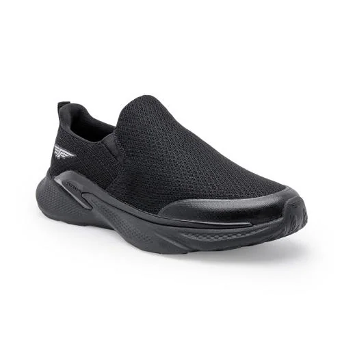 Red Tape Men's Black Sports Walking Shoes - Utmost Comfort, Arch Support, Dynamic Feet Support, On-Ground Traction, Soft-Cushioned Insole, Perfect for Walking & Running