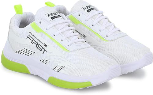 Jet King SHOES|Casual Shoes New Design Lightweight Stylish and Trendy Walking & Running Shoes For Men (White, Green)_6