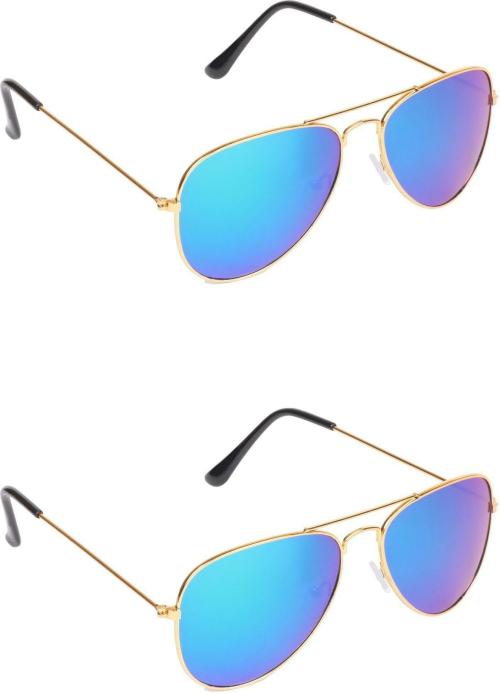 Buy PEKUNIARY Full Rim UV Protection Aviator Sunglasses For Men & Women