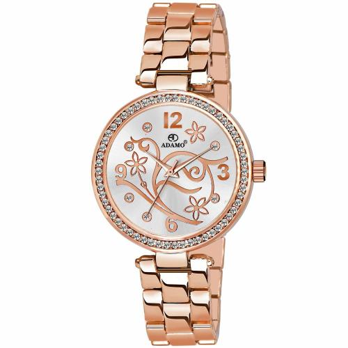 ADAMO Geneva Rose Gold Dial Women's & Girl's Watch 860KKM21