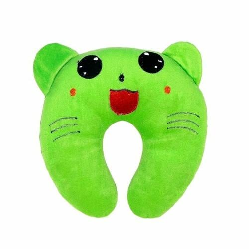 Little Boo New Born Baby Soft Neck Supporting Pillow for Head Shaping Baby (0-12 Month) Valvet, Pack of 1