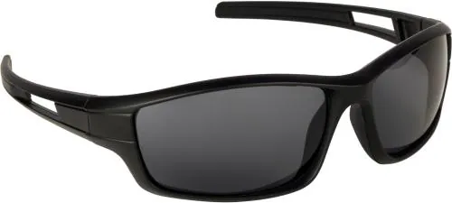 NuVew UV Protected Unisex Sports Sunglasses - (Black Lens | Black Frame | Medium Size)