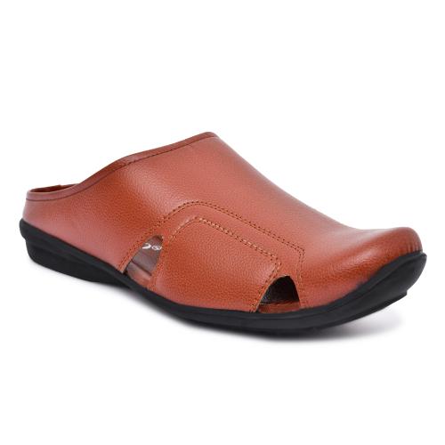 Moshto Men Mule Sandals (Tan)