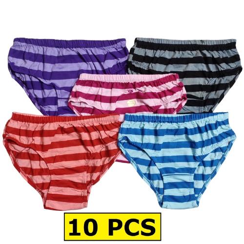 sasta sales ladies cotton printer panty brief pack of 10 pcs size-xxl