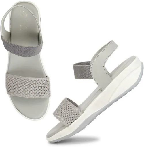 H.M. LADIES FOOTWEAR Women Beige Wedges