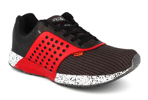 Sparx Men SM-318 Black Red Sports Shoes