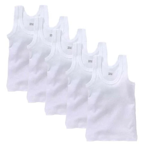 IGNOTO (Pack of 5)(90CM) Inner Wear Vest, Cotton Sando/Baniyan, 100% Cotton Housiry || Cotton Vest Top Undershirt