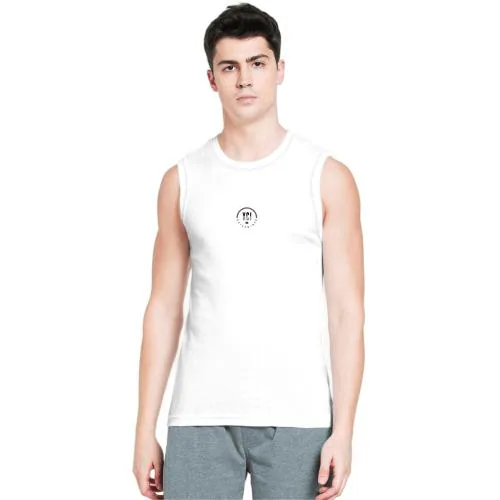 TAB91 Men's Sleeveless Sando WHITE Colour XL Size