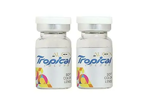 AUGEN Tropical Crazy Lens Yearly Zero Power Contact Lens Spiral