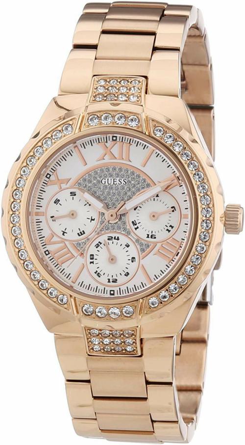 Guess Analog Gold Watch For Women (W0111L3)