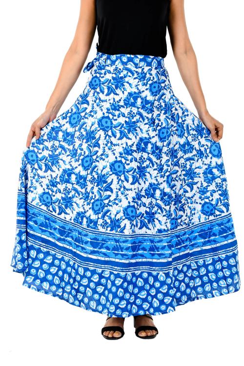 Rangun Purple Color 100% Cotton Printed Dress(DRESS_1031)