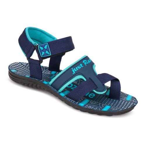 PU-OZONE  Men (Super-07) Black Red Sandal