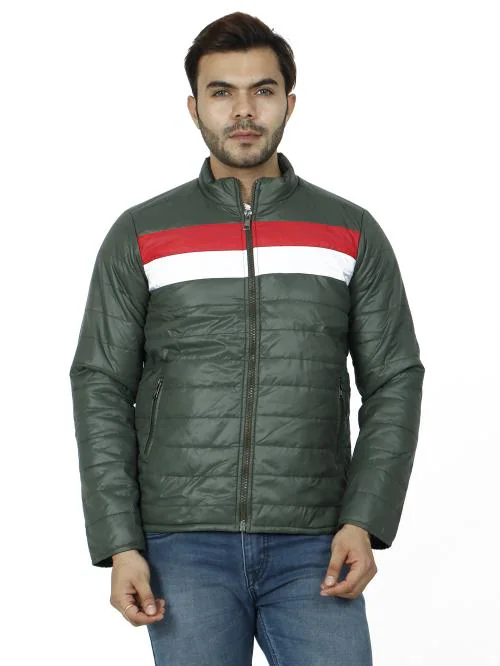 LAMBENCY Full Sleeve Solid, Striped Men Jacket