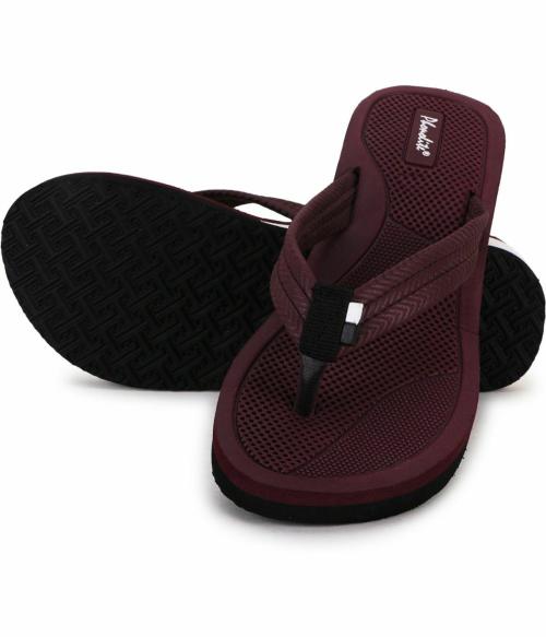 Phonolite Maroon Flip Flops for Women