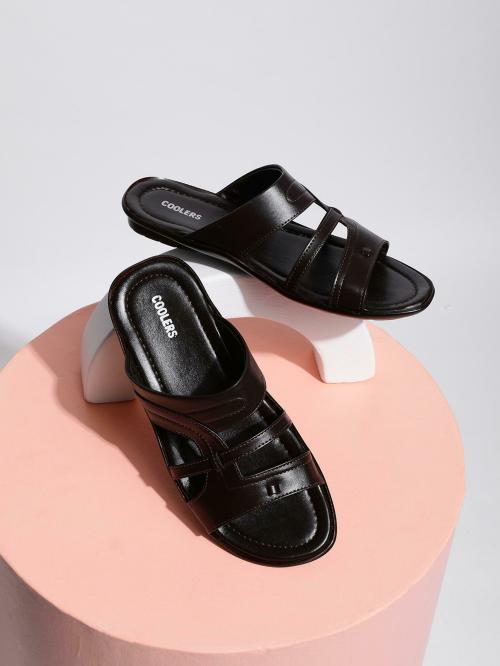 COOLERS By Liberty Cool99-1_Brown Slippers For Men