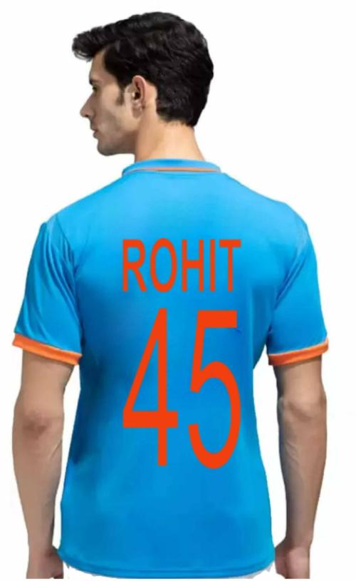 Teky India ODI Cricket Team World Cup Jersey Rohit 45 2023/2024 For Men & Boys
