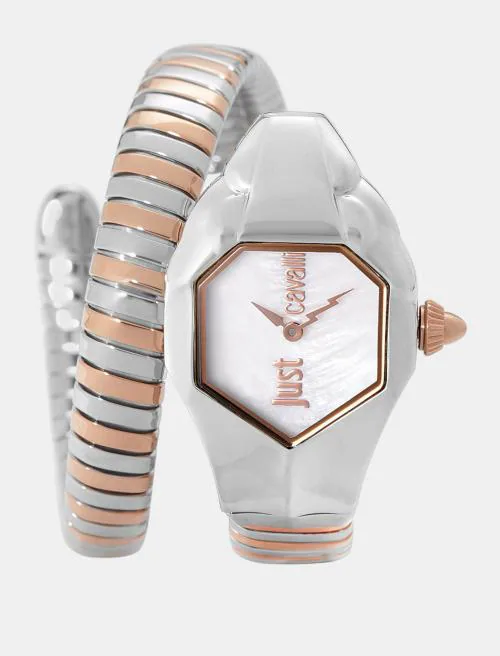 Just Cavalli Analog Silver Watch For Women (Jc1L001M0045)