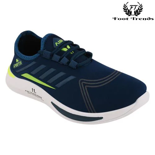Foot Trends Mike-16-T Blue Lace-up light weight new design sport shoes for men