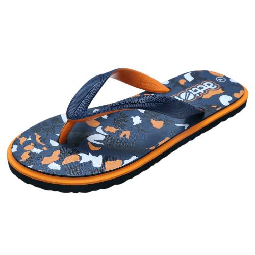 Action Orange Flip Flops for Men