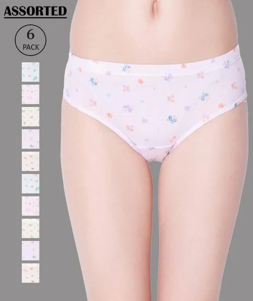 Buy Dollar Missy Women Inner Elastic Light color Printed Assorted Pack