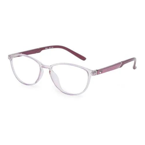 Vast Unisex Women Round Cateye Blue Cut Anti Glare UV Protection Full Frame Spectacles Glasses For mobile, Laptop, Tablet, Computer - (Zero Power) (7918)