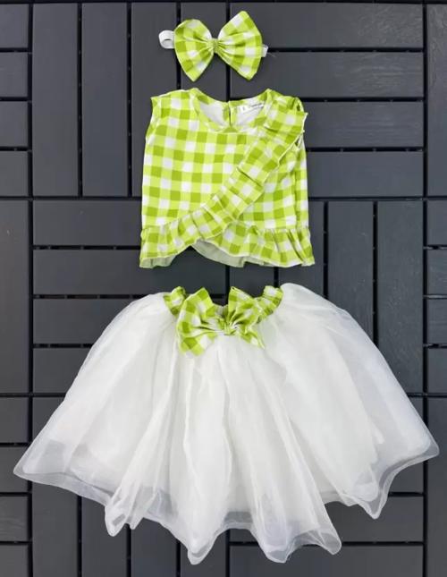 Fond Fashion Baby Girls Wedding Dress Short Fancy Party Elegant Kids Knee Length Cotton Frocks Princess Girls' Dresses