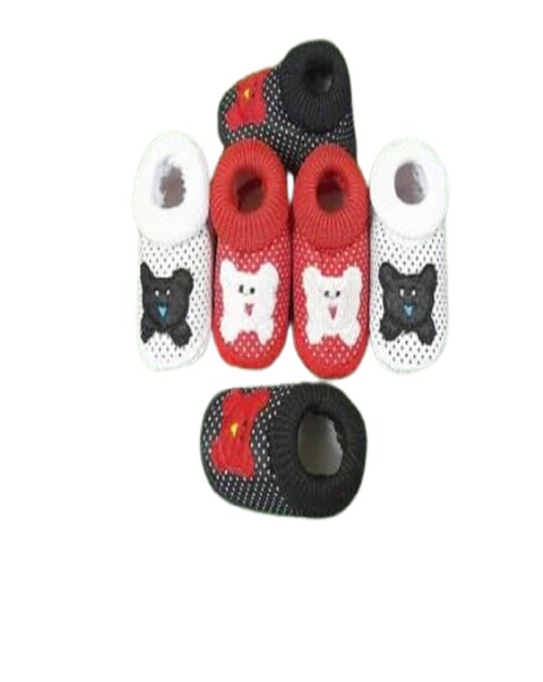 OutLife Collection Kids shoes/Kids Footwear/Baby shoes/Baby Booties/Booties/New born baby shoes for baby boy and baby girl fancy bunny Pack of 3