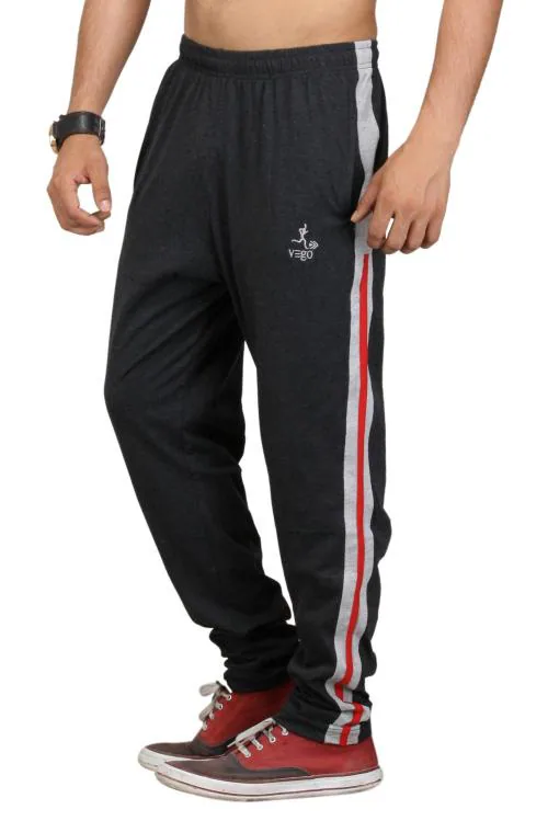 Buy Vego Men Black Cotton Track Pant Online at Best Prices in India