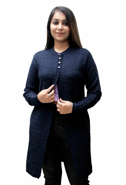 Buy SI Squad Winter Wear Long Coat Cardigan Sweater for Women Online at  Best Prices in India - JioMart.