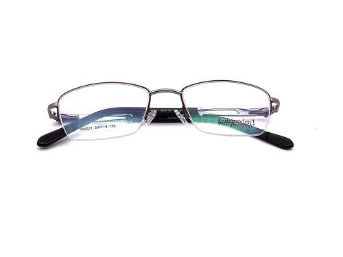 Buy Rsinc Sliver and Brown Half Rim Spectacle Frame Online at Best ...