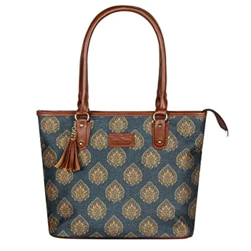 The Clownfish Women Peacock Blue Hand Bag