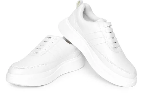 Flynce Casual Fashion Chunky Shoes Sneaker for Women and Girls | Sneakers Shoes for Women and Girls -7015-White-UK/IND-3-Euro-36