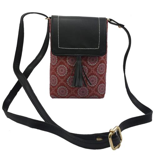 Style Bite Maroon Sling Bag