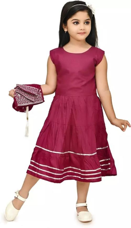 PRIYANKA'S COLLECTION Frock With Jacket, New stylish Trendy Frock & Dress for Kids, Dress for Kid Girls Ethnic Gowns
