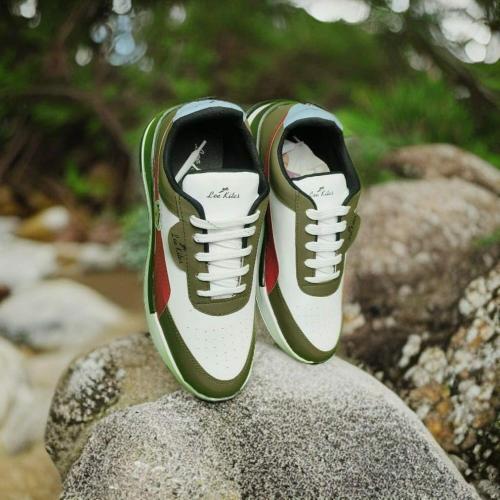 Gigantic Men's Olive Green Sports Shoes for Men, Casual Shoes for Men, Streetwear Fashion Sneakers for Men