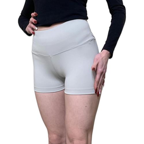 Republic Of Curves Women Yoga Shorts 4XLWHITE