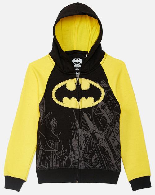 Kidsville Boys Batman Printed Multi Color Zipper Hoodie