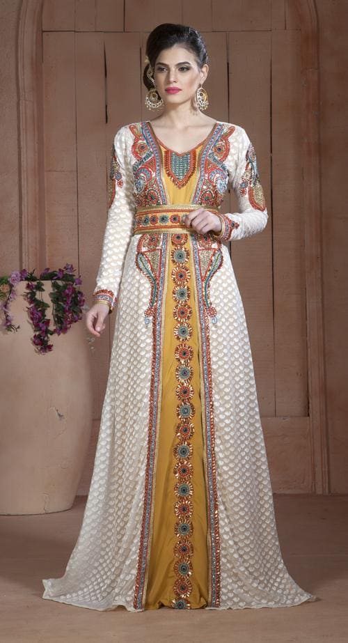 M/S KOLKOZY FASHION PRIVATE LIMITED Women's Moroccan style Hand beaded Caftan