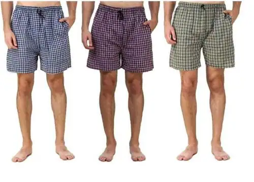 Awala Fashion Checked Boxers for Men| Pack of 3