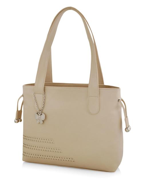 Butterflies Womens Cream Handbag (Bns 0608Crm)