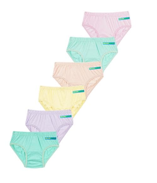 YELLOWDELIGHT Pure Cotton Panties Lite-105cm-6pcs