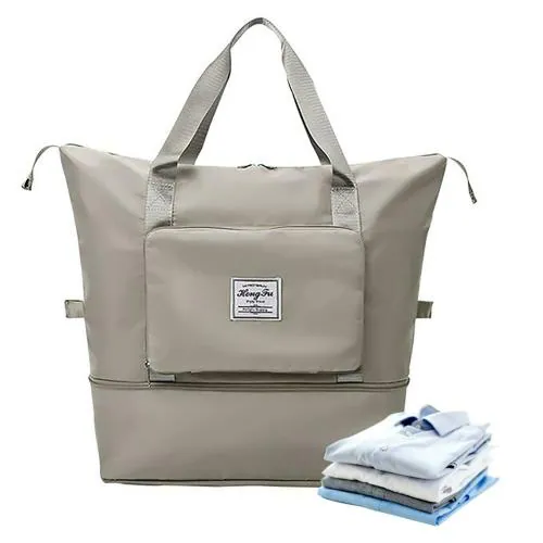 RIDDHI BAG Foldable Travel Duffel Bag Large Capacity Folding Lightweight Waterproof Carry Luggage Bag