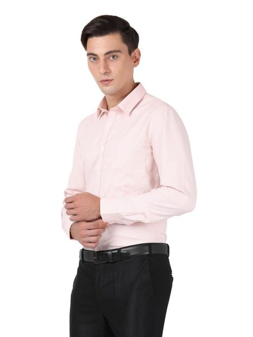 Otto L Peach Formal Shirt Relax Fit Bennet_3 Size 44