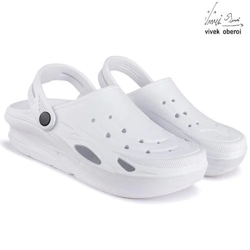 Bersache Lightweight Stylish Clog With High Quality Sole For Men (White)
