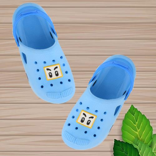 SMARTOTS Kids Dailwear Stylish & Trendy Black Low-top Breathable Slip-Resistant Lightweight EVA Car Clogs for 12 Months to 5.5 Years Boys/Girls/Toddler