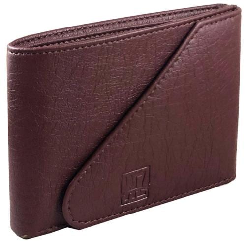 WENZEST Boys Brown Artificial Leather Wallet Mini (3 Card Slots)