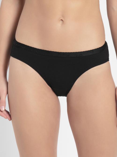 Jockey Women Dark Assorted Cotton Bikini Panty Pack Of 2