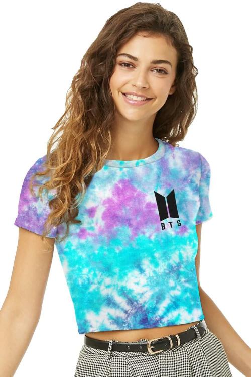 Buy FUNKY MONKEY BTS Tie Dye Printed Croptop Online at Best Prices in India - JioMart.