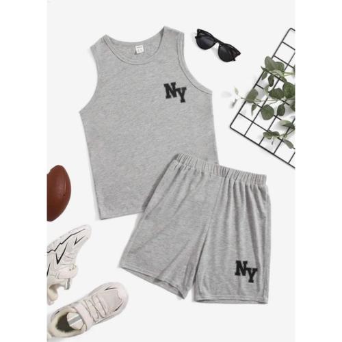 Mimmy Kids Baby Boys & Baby girls Cotton Printed Round Neck Sleeveless T-shirt &shorts(12-18Month)