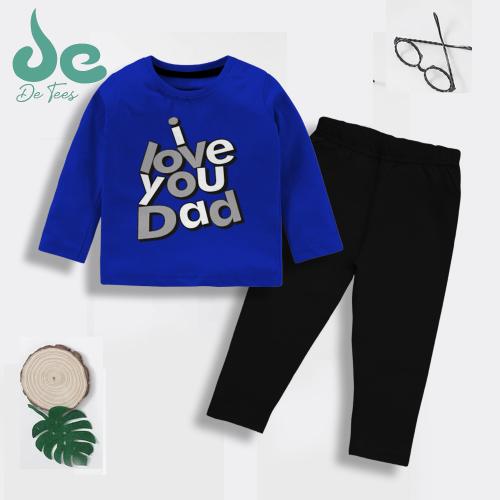 DE TEES BOYS PRINTED FS SET 160GSM